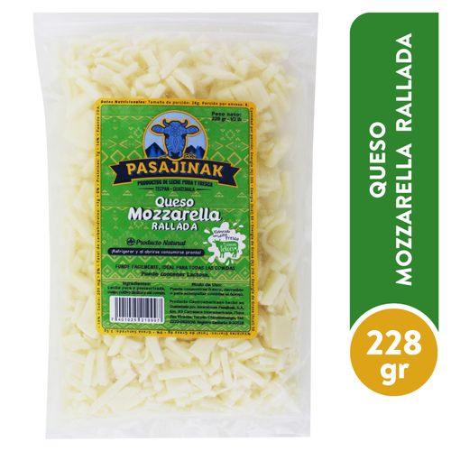 Queso Mozzarella Pasajinak Rd 227gr