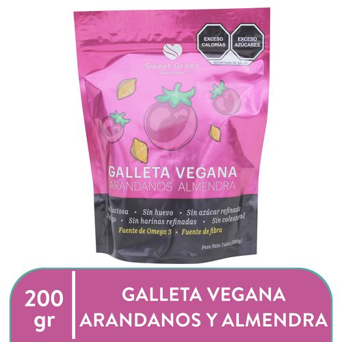 Galleta Vegana Sweetgreen Arandano 200gr