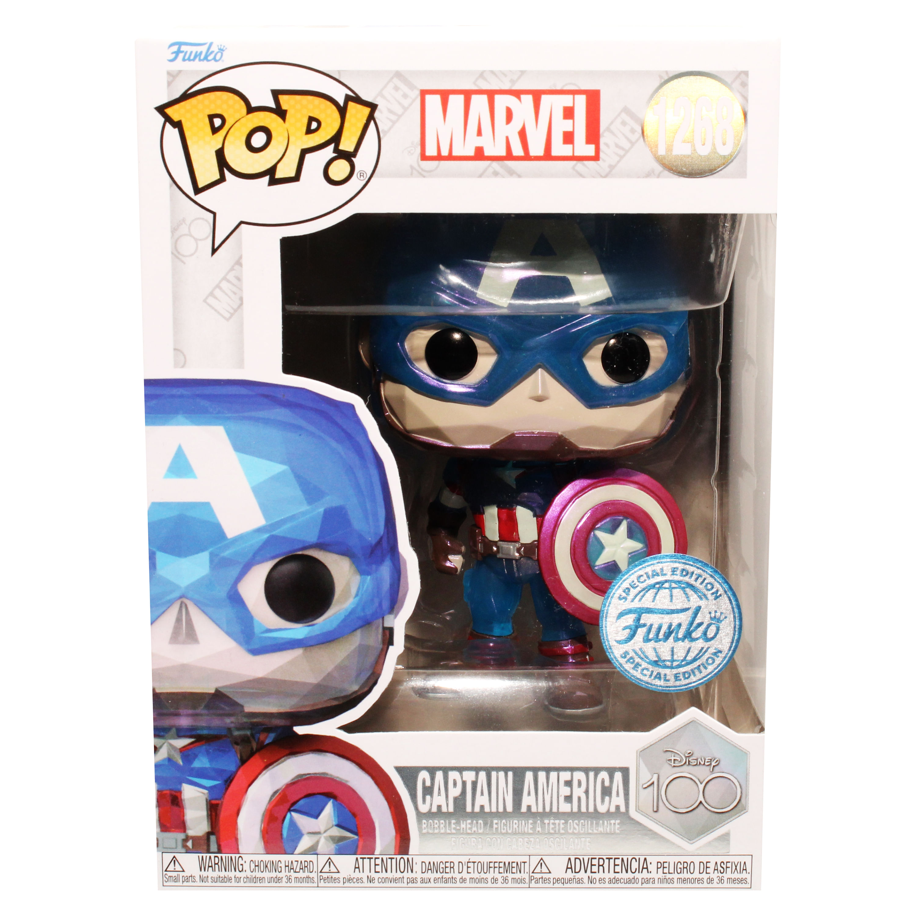 Funko Marvel D100 Captain America Facet