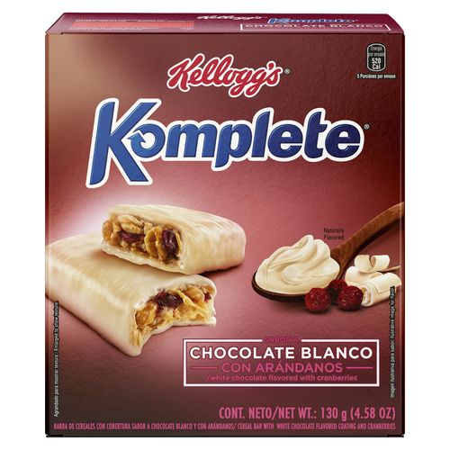 Barra Kellogg's® Komplete Choco Arándano - 130 g