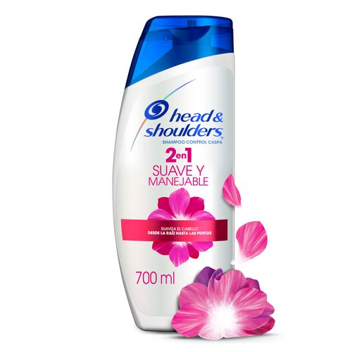 Shampoo 2 en 1 Head & Shoulders Suave y Manejable 700 ml