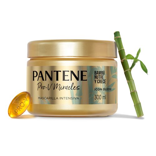 Mascarilla Intensiva para cabello débil Pantene Pro-V Miracles Bambú Nutre & Crece 300 ml