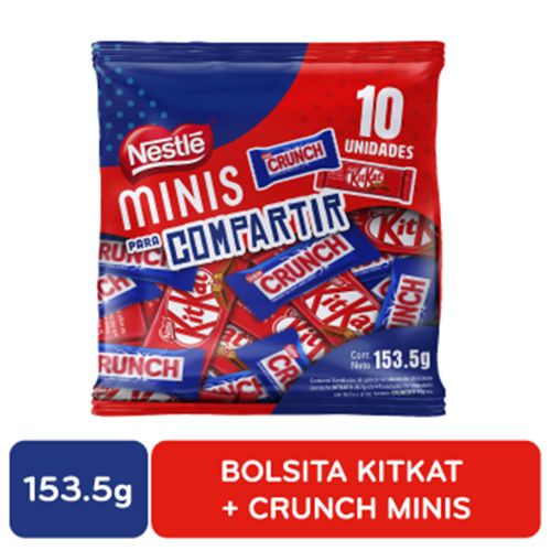 Chocolate Kit Kat + Cruch Minis Bolsa - 153.5g