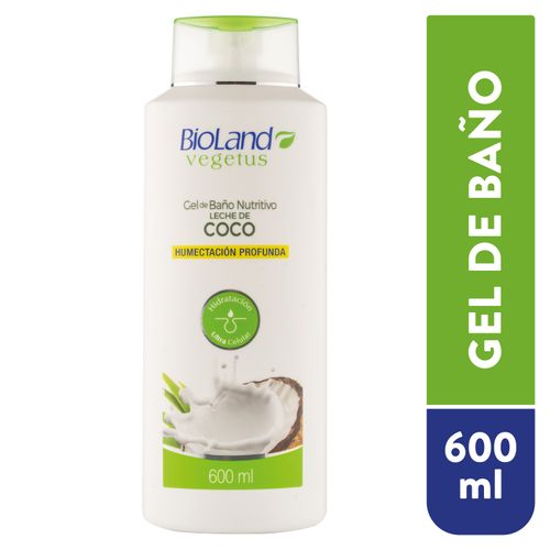 Jabón Bioland Vegetal De Coco, Suave Y Cremoso - 90g