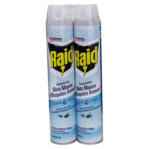 Raid Mata Moscas Y Mosquitos 2pack 800ml