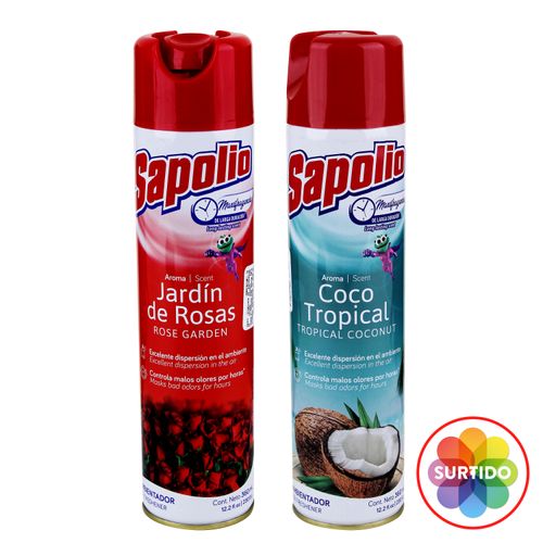 Aromatizante Sapolio Jardin Rosas 360Ml