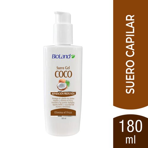 Suero Gel Bioland Con Coco, Reparación Profunda - 180ml