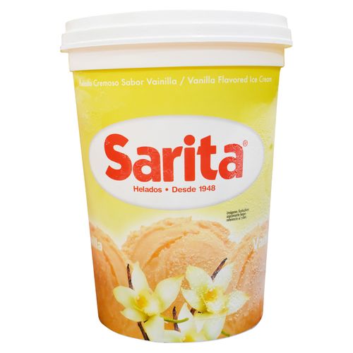 Helado Sarita Litro Vainilla 500gr