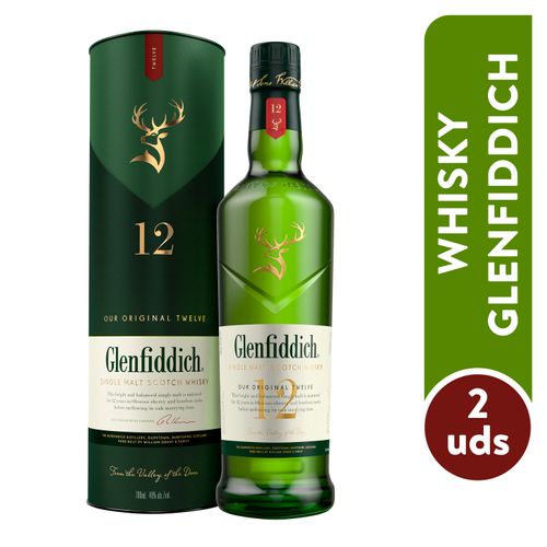 Whisky Glenfiddich 12 Años - 750ml