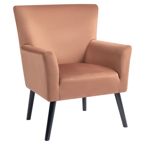 Silla Mainstays, tipo butaca color marrón -72x80x91cm