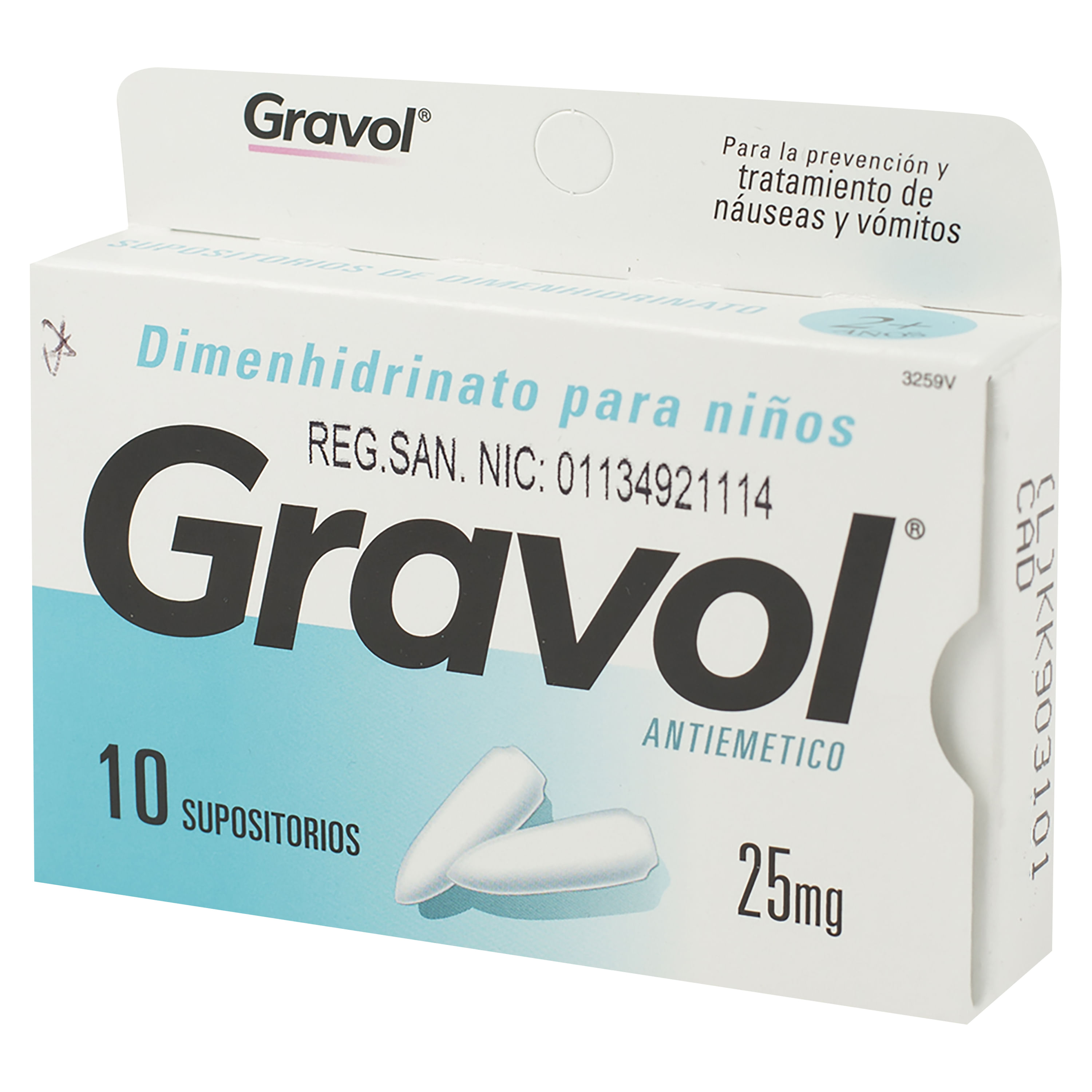 Comprar Gravol Church&Dwight 25 Mg Ped 10 Sup | Walmart Guatemala