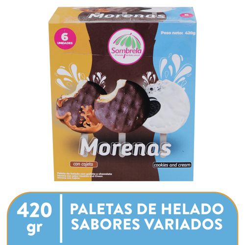 Helados Sombrela Morenas 420gr