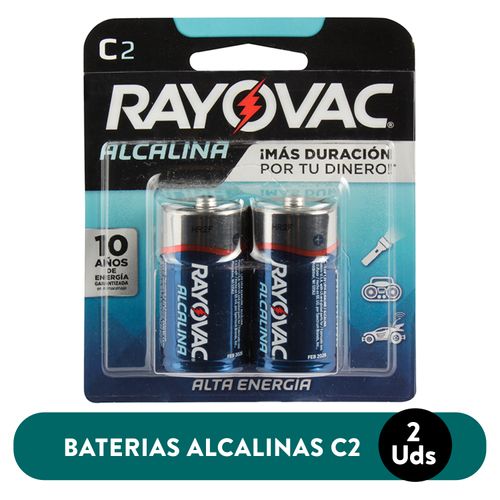 Batería Rayovac Alcalina Con Blister - 2 Unidades