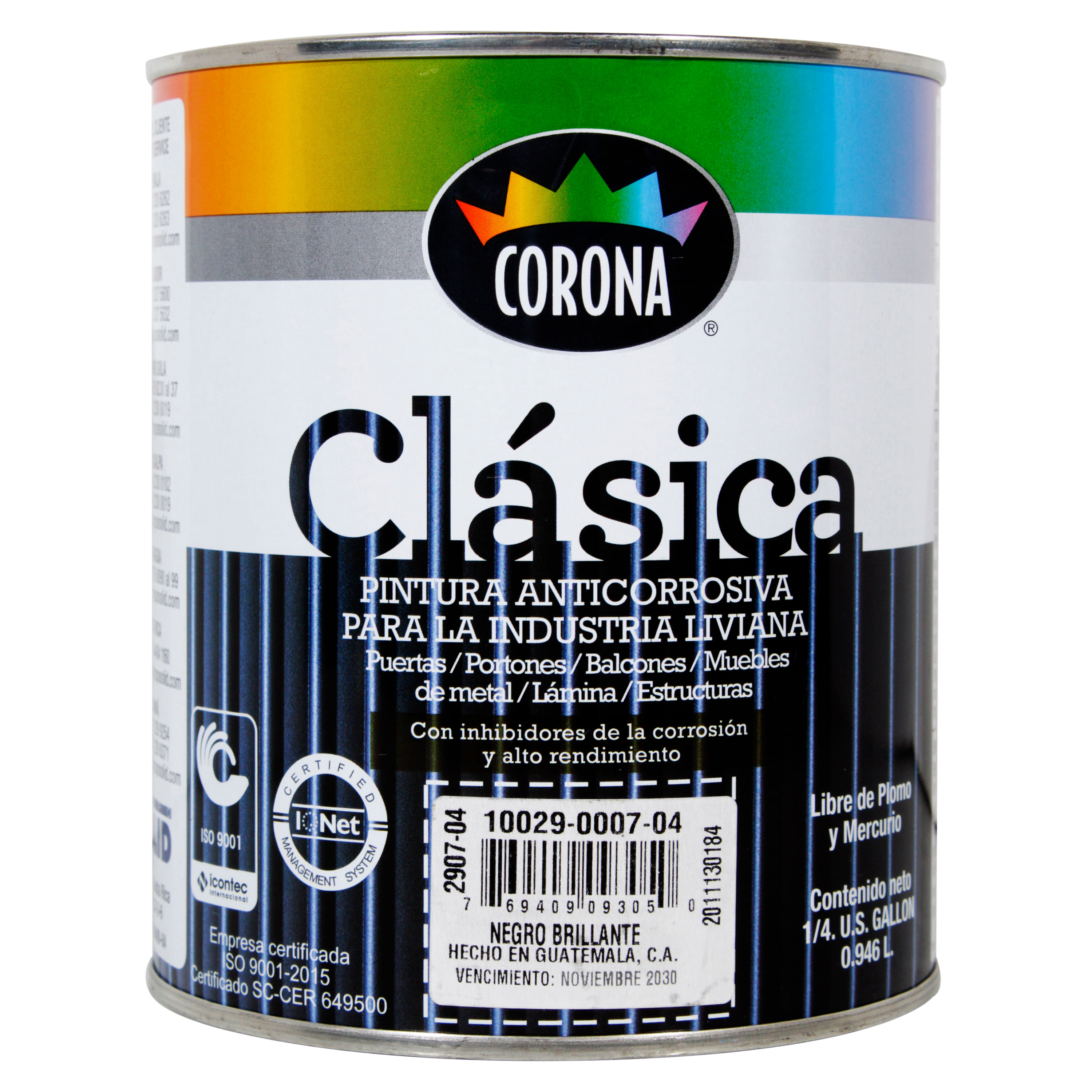 Pintura-Corona-Anticorrosivo-Cl-sico-Color-Negro-Brillante-946ml-1-16108