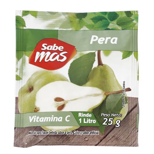 Bebida Sabemas en polvo sabor pera - 25 g