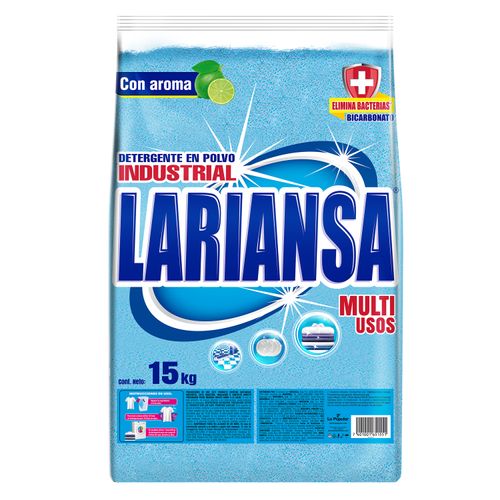 Detergente Polvo Lariansa bolsa - 15kg