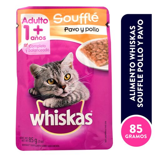 Alimento souffle Whiskas sabor pavo y pollo - 85 g