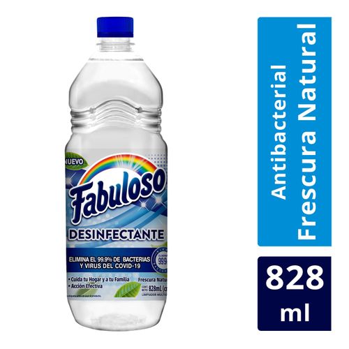 Desinfectante Multiusos Marca Fabuloso Natural Fresh - 828ml