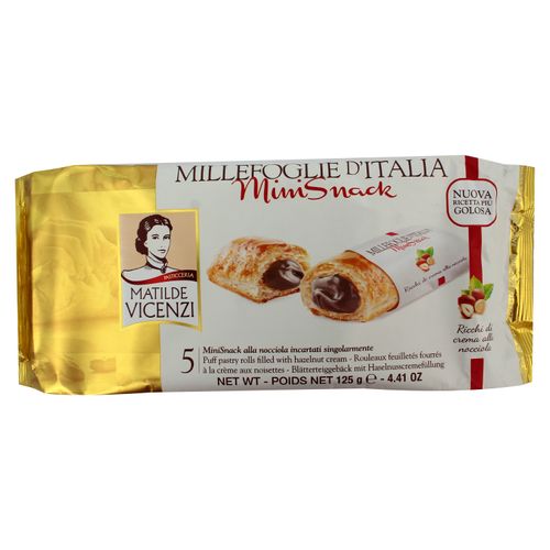 Galleta Matilde Vicenzi mini snacks avellana - 125 g