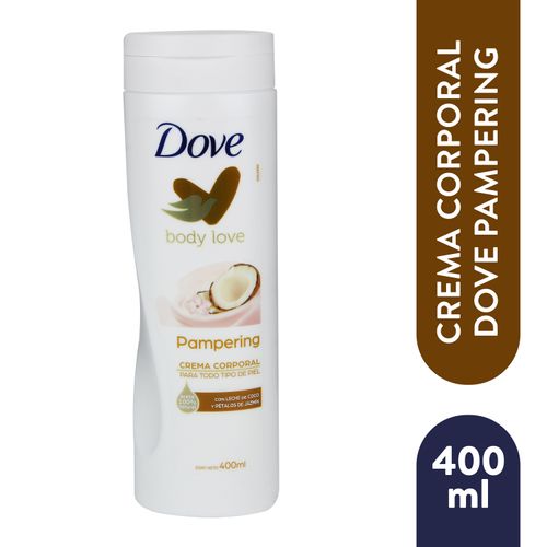 Crema Corporal Dove Leche De Coco Y Pétalos De Jazmín, Todo Tipo De Piel - 400ml