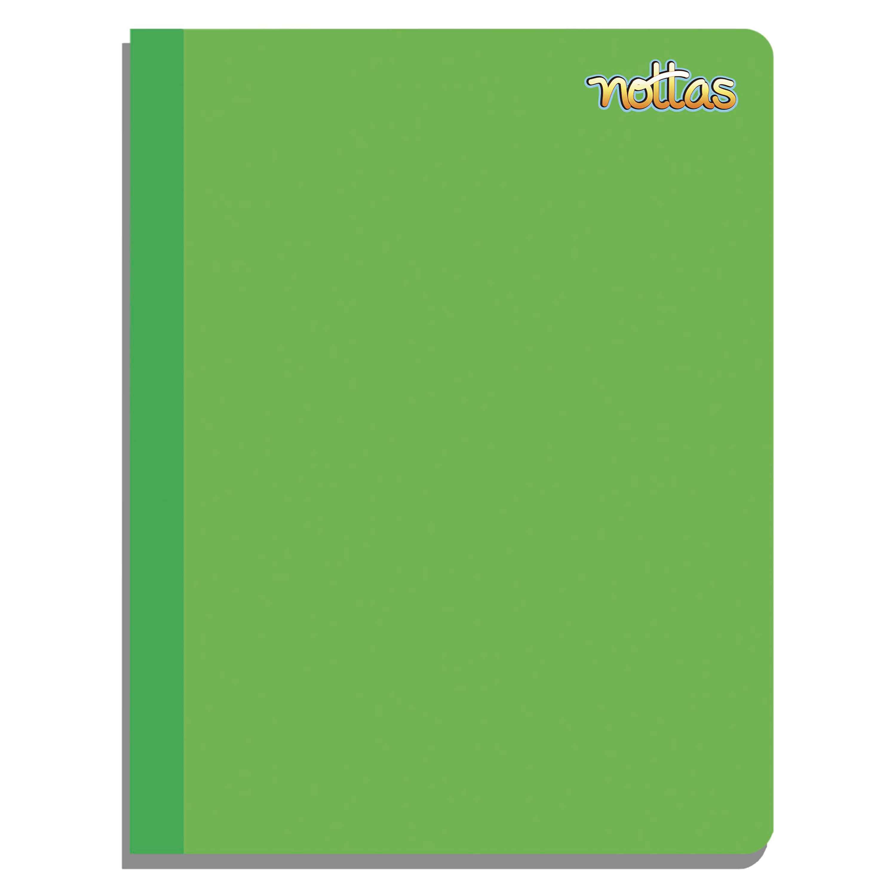 Cuaderno-Nottas-Cosido-Peque-o-Verde-Rayas-100-Hojas-1-57472
