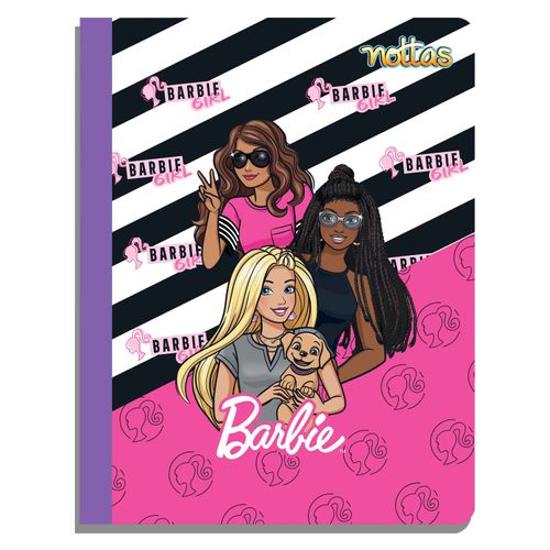 Cuaderno Nottas cosido pequeño pasta flexible diseños barbie - 100 hojas