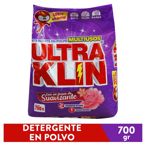 Detergente En Polvo Ultraklin Fuerza Intensa 700gr