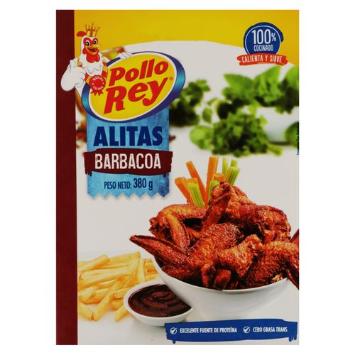 Alitas Barbacoa Pollo Rey  380g