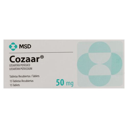Cozaar 50Mg 15 Tabletas