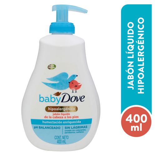 Jabón Líquido Dove Baby Hidratación Enriquecida - 400ml