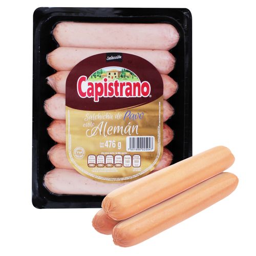 Salchicha de pavo Capistrano estilo alemán - 476 g