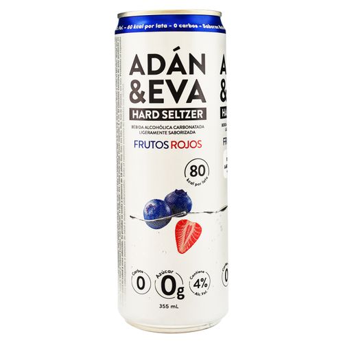 Bebida Alcohólica Adán Y Eva Fruto Rojo - 355ml