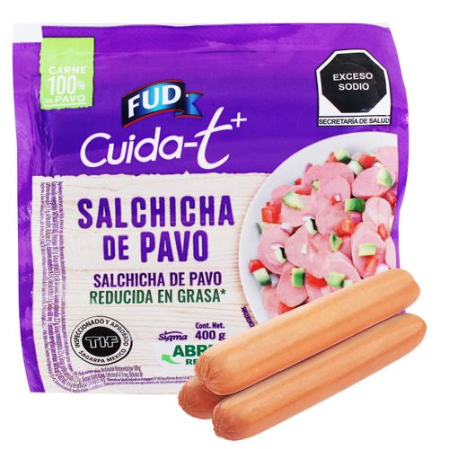 Salchicha De Pavo Fud, Cuida-t - 400 g