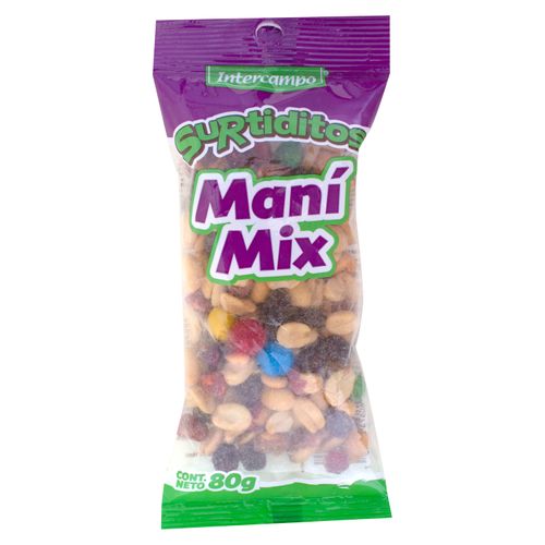 Mani Mixtas Intercampo Surtiditos Doypack - 80 g