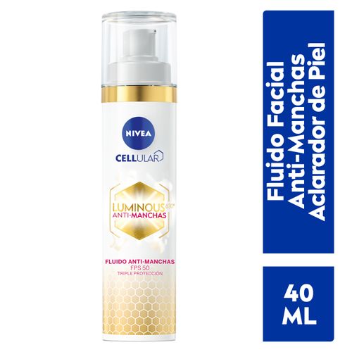 Fluido Facial Nivea Aclarador de Piel FPS 50 -40ml