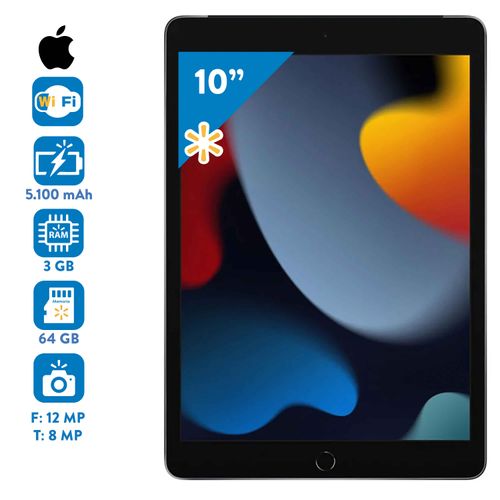 Ipad Apple Wifi 9th Gen 64gb - 10.2 pulgadas