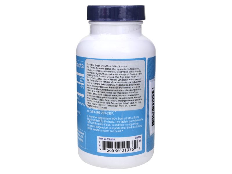 Magnesium-Vitamin-Shoppe-Citrate-Energy-200Mg-100Tab-2-62839