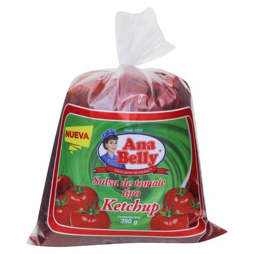 Ketchup Ana Belly Bolsa 390gr