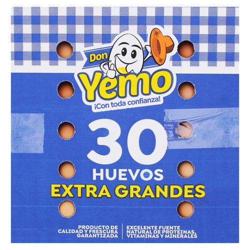 Huevo Don Yemo Extra Marron - 30 Unidades