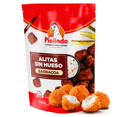 Alitas Sin Hueso Boneless Barbacoa - 340 gr