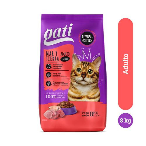 Alimento Gati para Gatos Mar Y Tierra - 8000 g