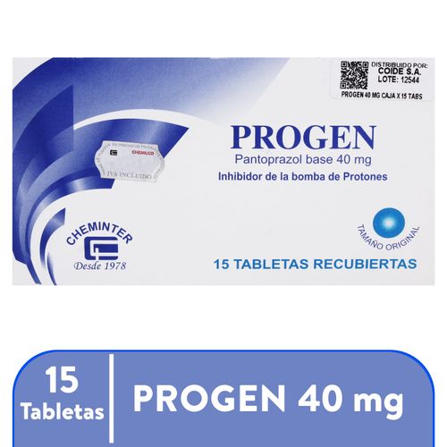 Progen 40 Mg 15 Tabletas
