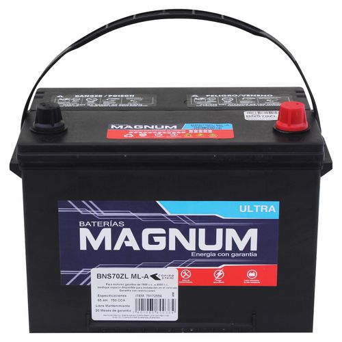 Batería para auto Magnum de alta resistencia 1 Ud