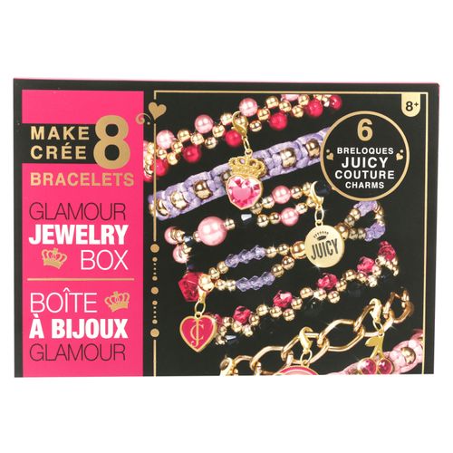 Juego para crear Pulseras Juicy Couture, caja de joyería para niña