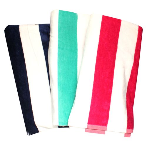 Toalla Playa Cabana Beach Navy Red