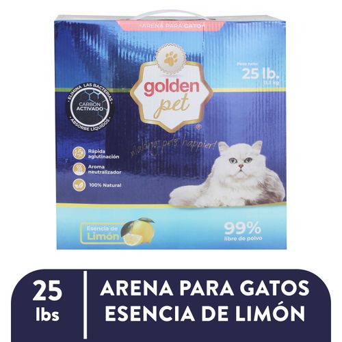 Arena Golden Pet Gato Limon 11339gr Ea