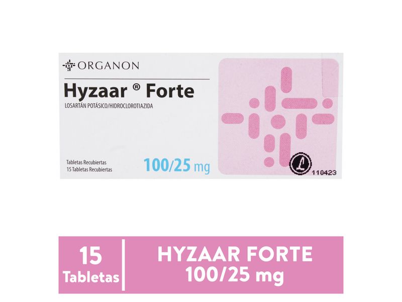 Comprar Hyzaar Forte 100 25Mg 15 Tab | Walmart Guatemala