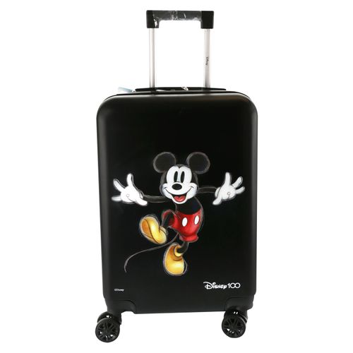 Maleta Disney Mickey Saltando Negra Pequeña