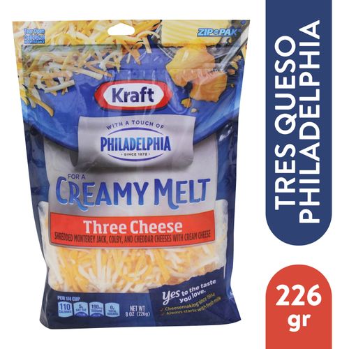 Queso Kraft Philadelphia rallado  - 227 g