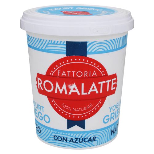 Yogurt Griego Romalatte C Azucar 1000ml